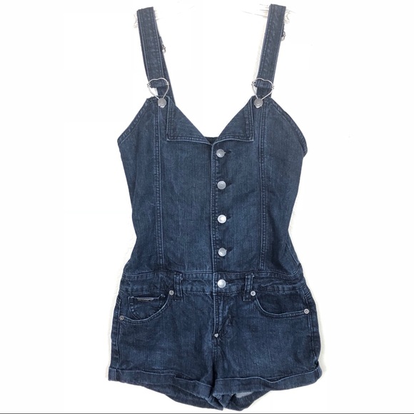 fitted overall shorts